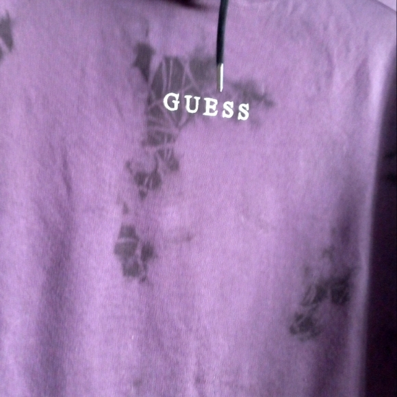 Guess Purple Tie Dye Hoodie - Picture 4 of 5
